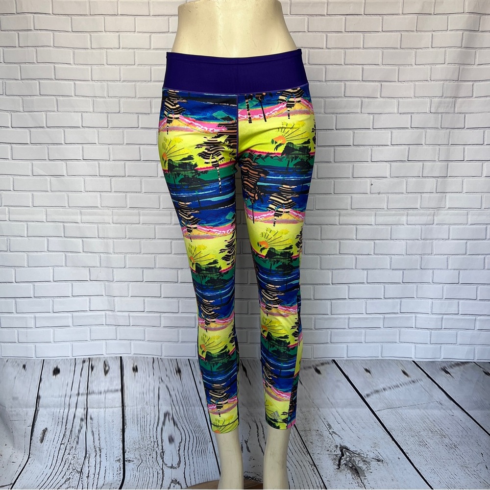 adidas Salinas Long Tights Palm Tree Print